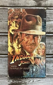 INDIANA JONES and The Temple Of Doom (VHS 1984) Steven Spielberg, Harrison Ford - Imagen 1 de 3