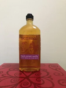 Bath & Body Works Aromatherapie sinnliche schwarze Johannisbeere Vanille Duschgel 10 Unzen selten - Bild 1 von 2