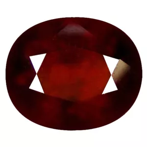 2.64 ct Extraordinary Oval Shape (8 x 7 mm) Orangy Red Spessartine Gemstone - Picture 1 of 1