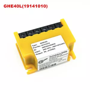 GHE40L(19141010)NORD Motor Brake Rectifier Block Rectifier Power Supply - Picture 1 of 8