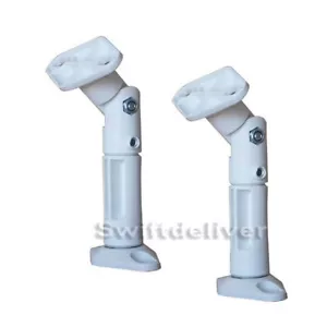 2 Universal Wall Ceiling Speaker Mount Satellite Studio Home Theater Bracket C7G - Picture 1 of 4