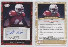 2022 SAGE Artistry Auto Red Scott Nelson #A-SN Auto