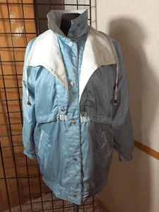 Vintage 90's Current Seen Button Front lined wind breaker jacket womens size M - Picture 1 of 9