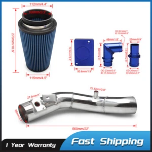 Oiled Cold Air Intake Kit For Ford F250 F350 6.0L V8 Powerstroke Diesel 03-07 - Picture 1 of 16