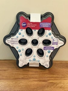 Wilton Backformen Riesen Schneeflocke Kuchen Keksform Antihaft Winter Schnee Frozen NEU - Bild 1 von 4