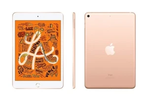 Apple iPad Mini 5 - WiFi + Cellular 256GB Gold - Good Condition - Picture 1 of 1