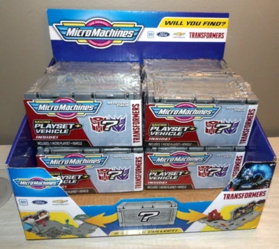 LOT OF 8 TRANSFORMERS MICRO MACHINES MYSTERY PACK PLAYSET & VEHICLE W/DISPLAY - Image 1 of 2