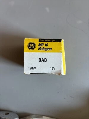 GE 20W MR 16 Bulbs Replacement for BAB NEW 2 Bulbs - Image 1 of 4
