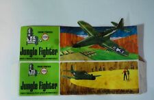 Testor Model Airplane Header Card Store Display Jungle Fighter Vietnam era? Rare