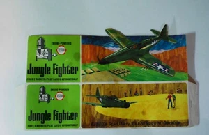 Testor Model Airplane Header Card vintage Display Jungle Fighter Vietnam Rare - Picture 1 of 4