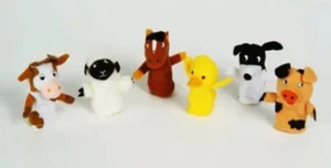 Old MacDonald Animal Finger Puppets For Kids Baby Play - Picture 1 of 1