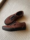 Vans Authentic Canvas  Padded Tung Skate Shoes Brown/black Size 6.5