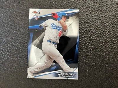 2018 Topps Finest FF-AV Alex Verdugo Finest Firsts - Image 1 of 2