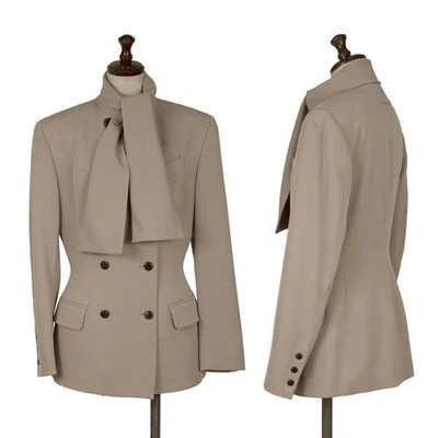 Jean Paul GAULTIER FEMME 围巾领设计夹克尺寸 40(K-160899) — 第 1/4 张图片