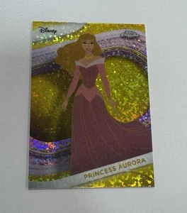 2025 Topps Chrome Disney YELLOW MINI DIAMONDS Refractor Princess Aurora Mint - Bild 1 von 2