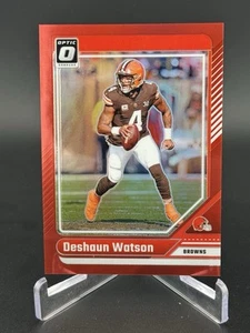 2024 Donruss Optic DESHAUN WATSON Red /125 Cleveland Browns - Picture 1 of 2