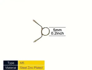 10 X Mini Hose Jubilee HOSE Clip Clamp Fuel Line Diesel Petrol Pipe Clips 5mm - Picture 1 of 1