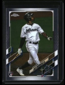 Topps 2021 cromo novato Jazz Chisholm Marlins Yankees #144 - Imagen 1 de 2