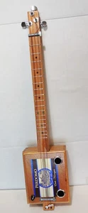 Cigar Box Gitarre, 3 Saiten, Metallbünde, Piezo Sound PU verbaut (siehe Beschreibung) - Bild 1 von 3