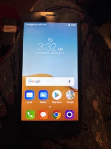 Teléfono Celular ALCATEL Tetra 5041c 16GB (ATT) 8GB Gris Buen Usado Funciona Envío Rápido - Imagen 1 de 3