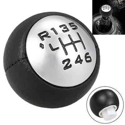 Gear Shifting Improvement 6-speed Car Shift Knob High-quality ABS Material - Image 1 of 4