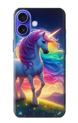 S3977 Colorful Unicorn Case For iPhone 16 - Image 1 of 4