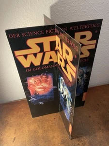German Star Wars Novel Shop Display Goldmann Publisher RARE - Afbeelding 1 van 14