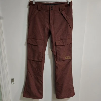 Calça masculina Oakley esqui snowboard tamanho M piloto de fábrica slim fit biozona 32x32 em excelente estado usado - Imagem 1 de 4