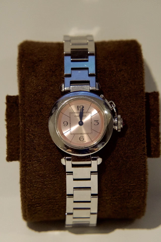 Cartier Damas Rosa Miss Pasha 27 mm W3140008 Foto 1 de 2