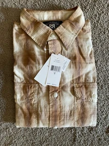 DOUBLE RL RRL RALPH LAUREN - NEW w TAGS - Southwest / Aztec Plaid Mens M Shirt - Picture 1 of 6