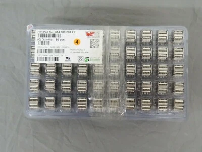 (250) Wurth Electronics 61400826021 WR-COM USB Type A Dual Horizontal Connectors - Image 1 of 4