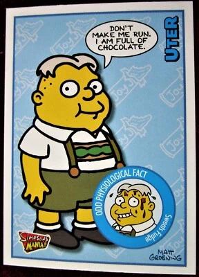 THE SIMPSONS - SIMPSONS MANIA! - Card #11 - "UTER" - INKWORKS 2001 - Image 1 of 2