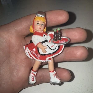 Vintage Cokeacola Rollerskating Waitress Magnets - Picture 1 of 2
