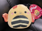 NEW WITH TAG Squishmallows Sunny the Bee 4" NWT Metallic Flower Heart NEW