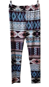 Lounge Pants Girls Large Unbranded Aztec Print  - Picture 1 of 6