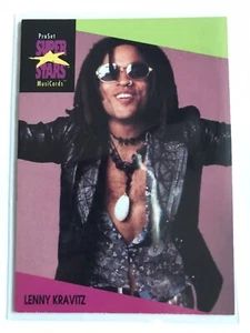 1991 Pro Set Super Stars Music Trading Card #61 Lenny Kravitz - Bild 1 von 3