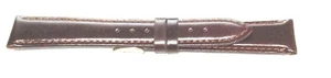 New Accutron Brown Leather Signed Strap SS Buckle - Picture 1 of 3
