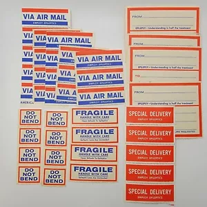 Vintage Paper Epilepsy Foundation Various Etiquettes/Labels/Stamps Circa 1960s - Picture 1 of 6