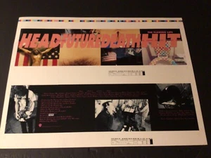 Flaming Lips - advance layout poster “head future death hit”  20” x 16” - Picture 1 of 4