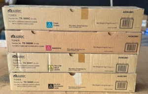 Genuine Muratec TS 3680 CMYK Toner Cartridge MFX-C3680N/C2880N/C2280N Same Day!! - Picture 1 of 1