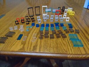  Lego Assorted Door and Window Frame & Train Pieces ~ SEE PICTURES