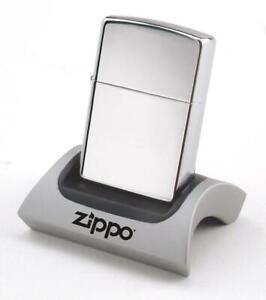 Zippo Magnetic Lighter Display Stand ONLY Lighters New in Box Silver Cig Gift