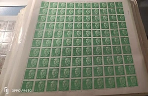 EDIFIL 1156 España Franco Pliego de 100 sellos valor 1,80 cts del año 1955 - Imagen 1 de 1