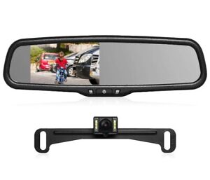 AUTO-VOX T2 Backup Camera Kit,OEM Rear View Mirror Monitor with IP68 BRAND NEW
