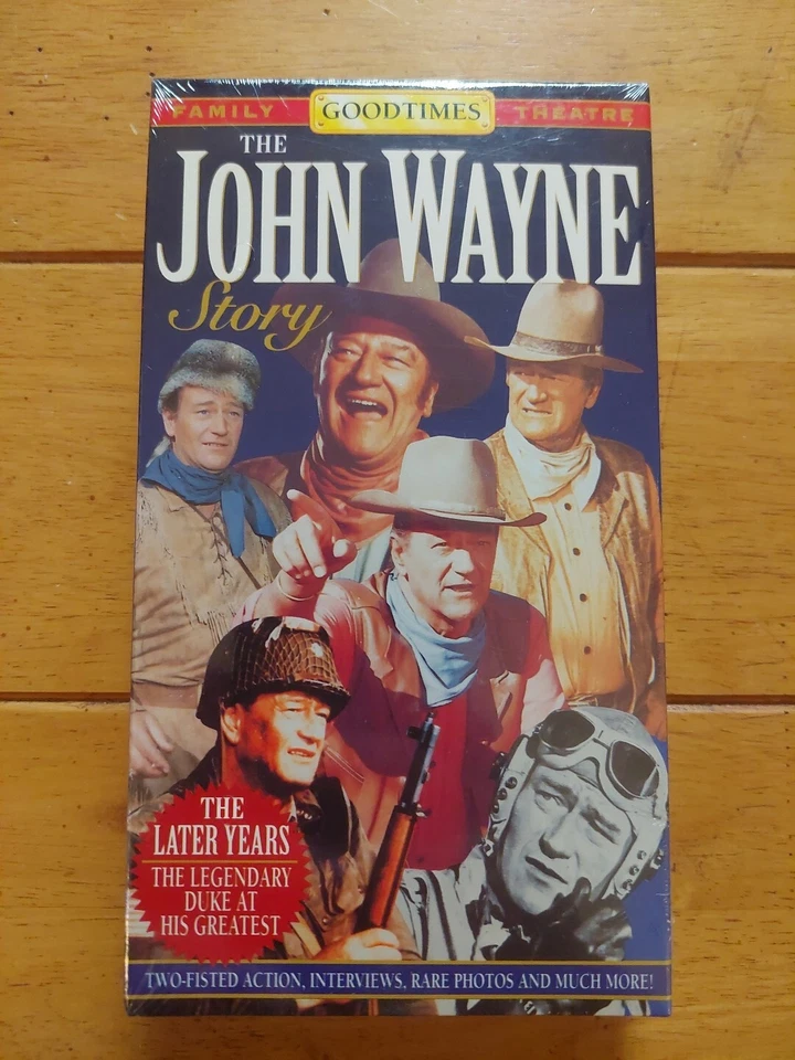 John Wayne Story The Later Years 1994 Goodtimes VHS NEW SEALED Foto 1 de 4