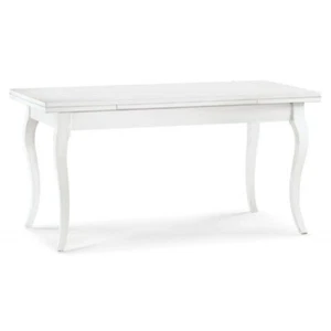 TAVOLO ALLUNGABILE FRATINO BIANCO OPACO CM 160 ALLUNGABILE A CM 240 - Foto 1 di 1