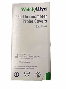 05031 Hillrom Welch Allyn Thermometer Sondenabdeckungen für SureTemp 692 & 690 250 Box - Bild 1 von 4