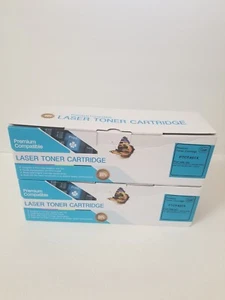 2× PTCF401X Cyan Toner Cartridge  HP Laserjet Pro M277dw M252dw M277 M277n​ - Picture 1 of 3