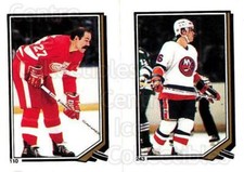 1987-88 O-Pee-Chee Stickers #110-243 Harold Snepsts, Pat LaFontaine