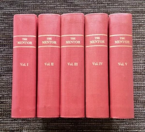 RARE 5-Volume 1913-1916 The Mentor with Gravures BOUND SET: 120 Issues - Picture 1 of 12